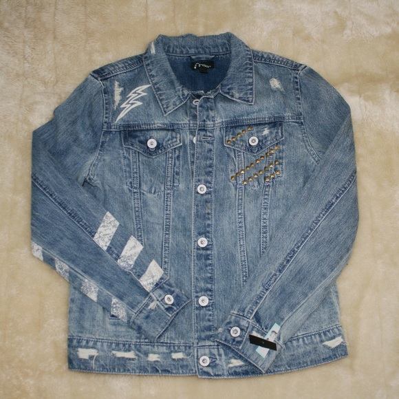 Art Class Other - Boys Giels Unisex Distressed Jean Jacket